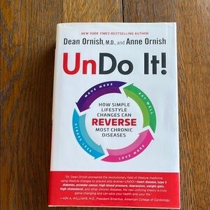 UnDo It! by Dean Ornish and Anne Ornish Hard Cover Book